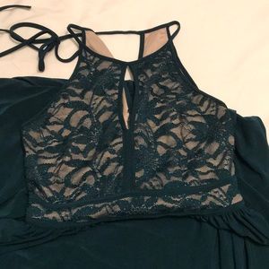 Emerald Green Gown- size 9-10